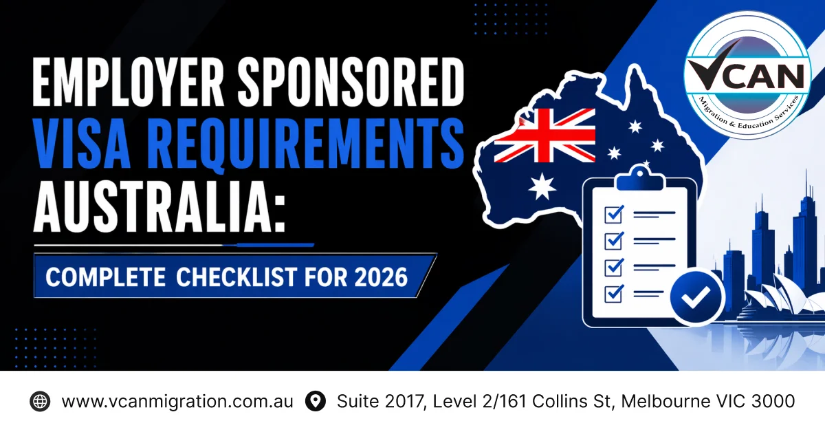 Employer sponsored visa requirements Australia 2026 checklist