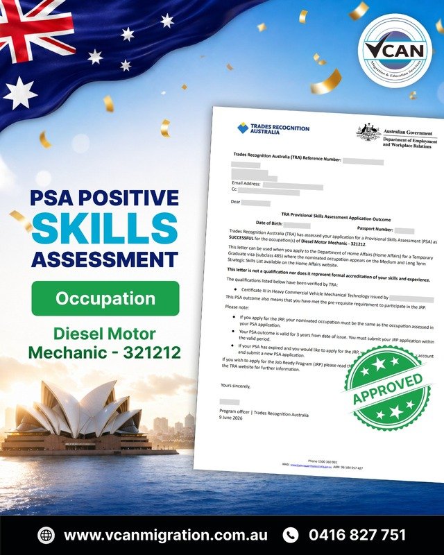 Visa grant success story